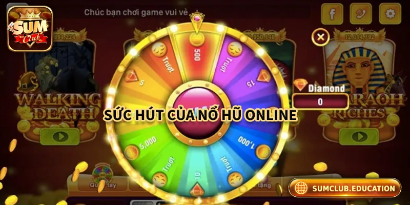 Sức hấp dẫn của nổ hũ online tại Sumclub